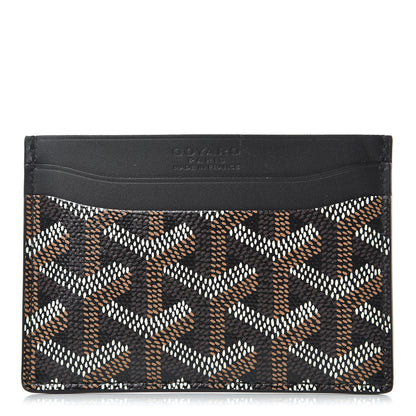 Goyard Goyardine Saint Sulpice Card Holder Black 1 of 7