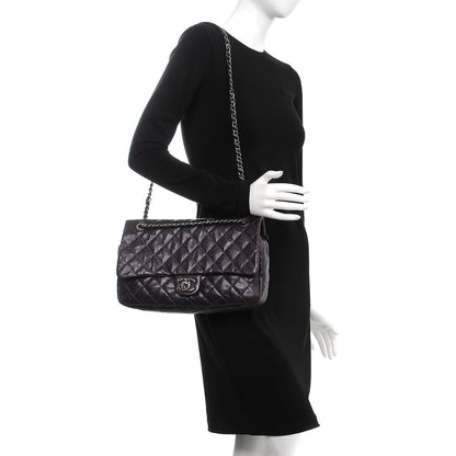 Chanel Iridescent Caviar Quilted Large Chic Flap Violet 2 of 8
