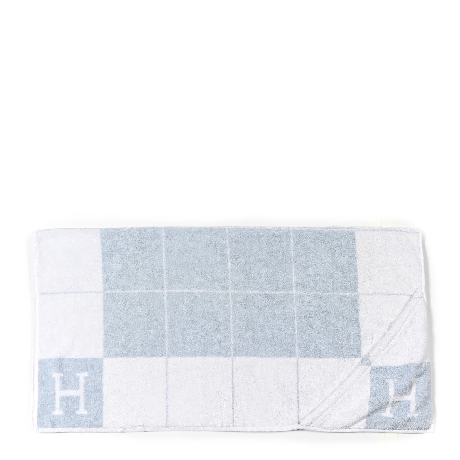 Hermes Cotton Avalon Baby Bath Towel Bleu Glacier 1 of 5