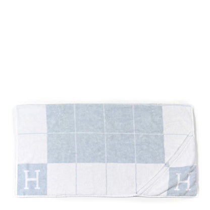 Hermes Cotton Avalon Baby Bath Towel Bleu Glacier 1 of 5