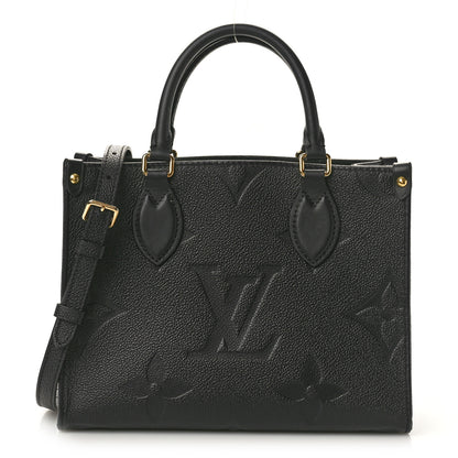 Louis Vuitton Empreinte Monogram Giant Onthego PM Black 1 of 9