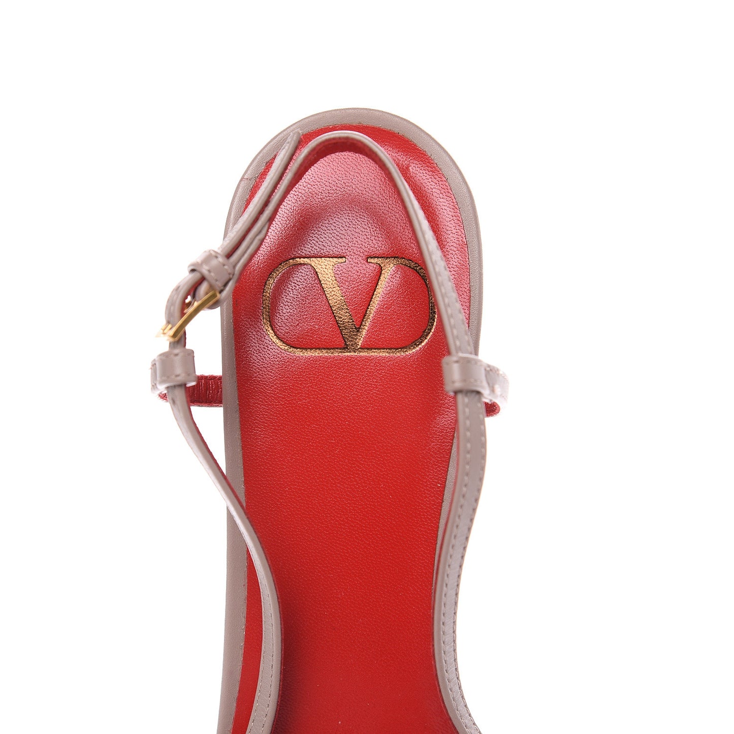 Calfskin Vlogo Slingback 40mm Pumps 38 Poudre
