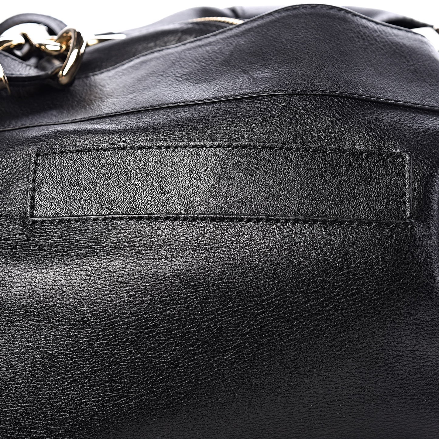 Calfskin Lois Shoulder Bag Black