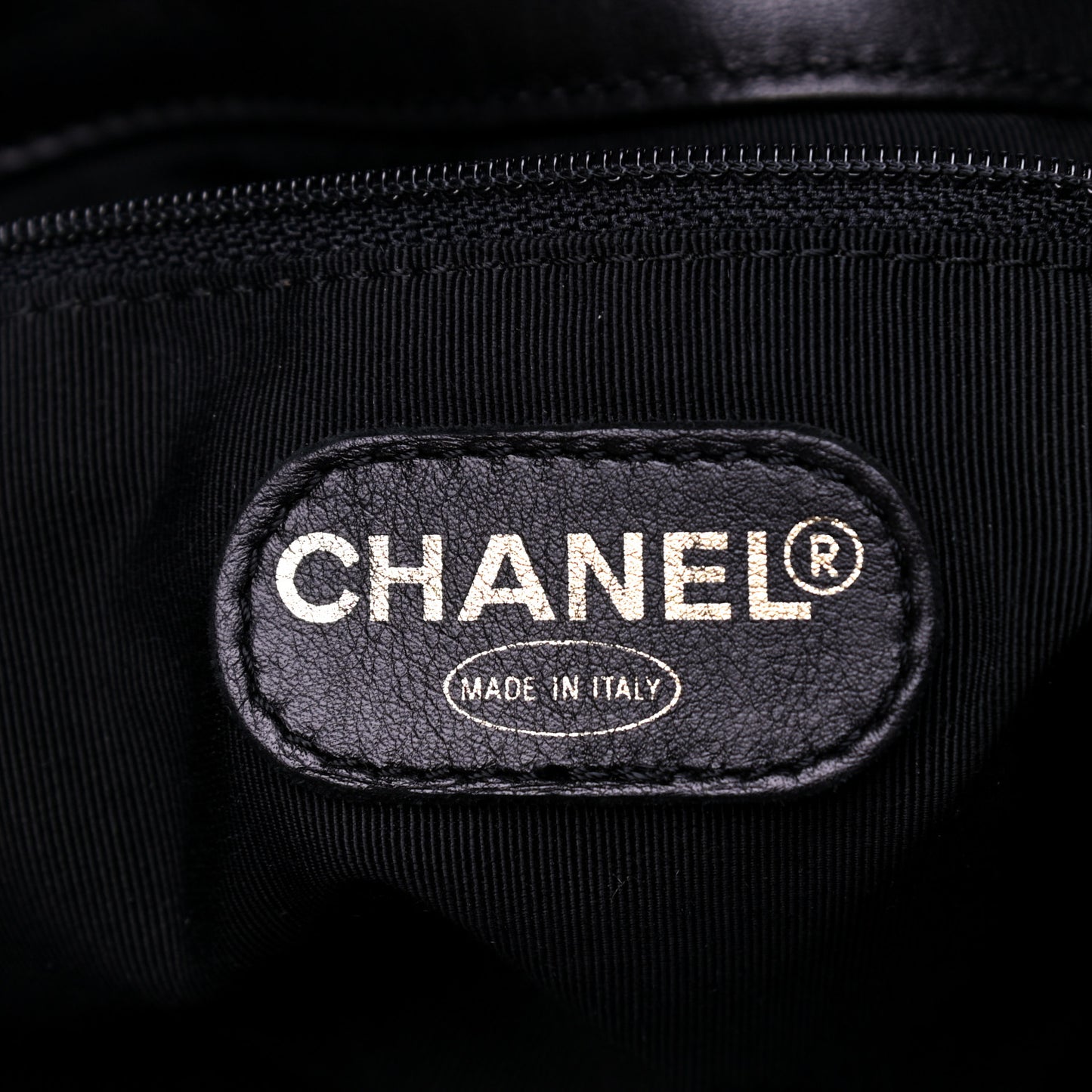 Lambskin CC Tassel Shoulder Bag Black