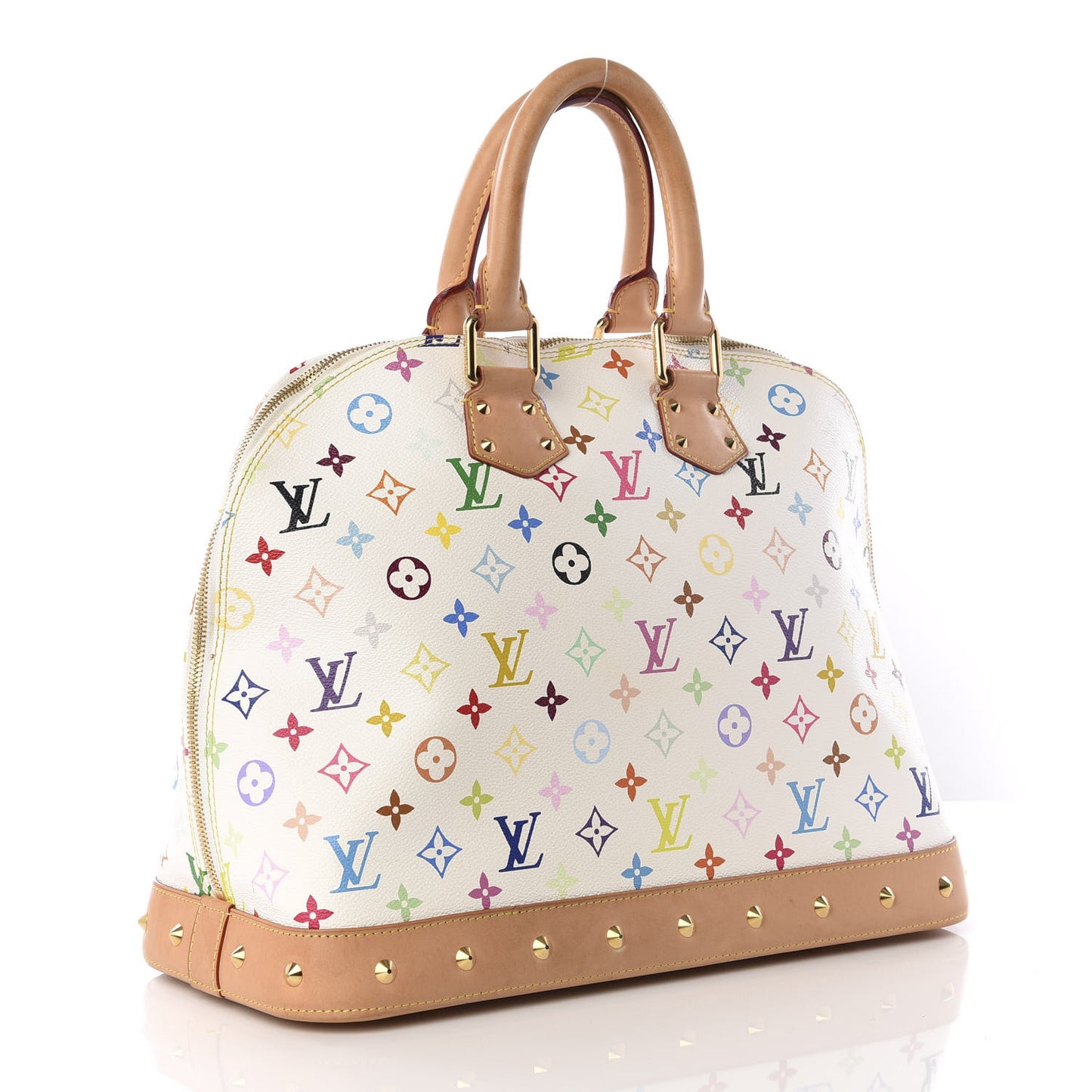 Monogram Multicolor Alma GM White