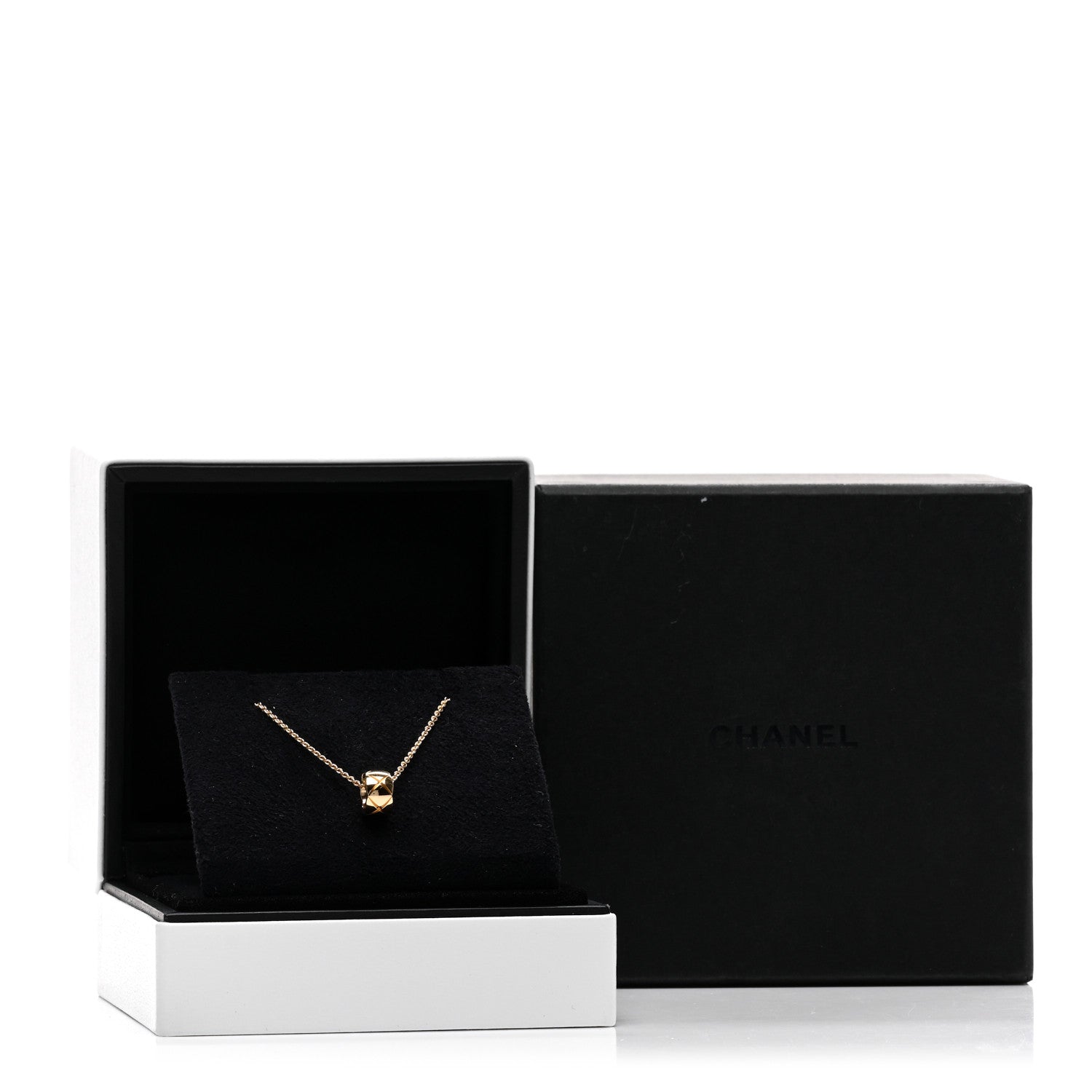 Chanel 18K Yellow Gold Coco Crush Round Pendant Necklace 5 of 5