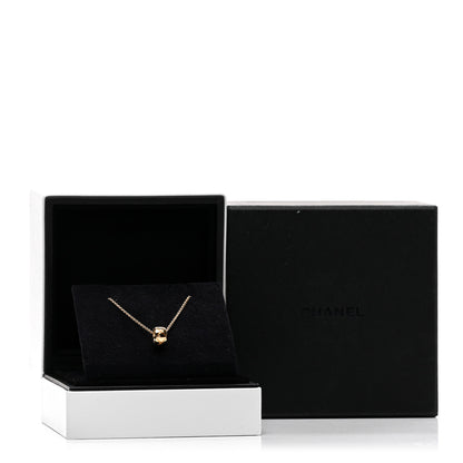 Chanel 18K Yellow Gold Coco Crush Round Pendant Necklace 5 of 5
