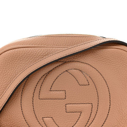 Gucci Pebbled Calfskin Small Soho Disco Bag Camelia 8 of 16