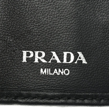 Prada Nappa Gaufre 6 Key Holder Black 6 of 7