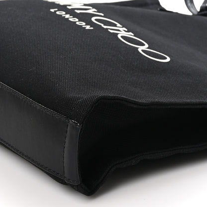 Jimmy Choo Canvas Logo Tote Black 9 of 9