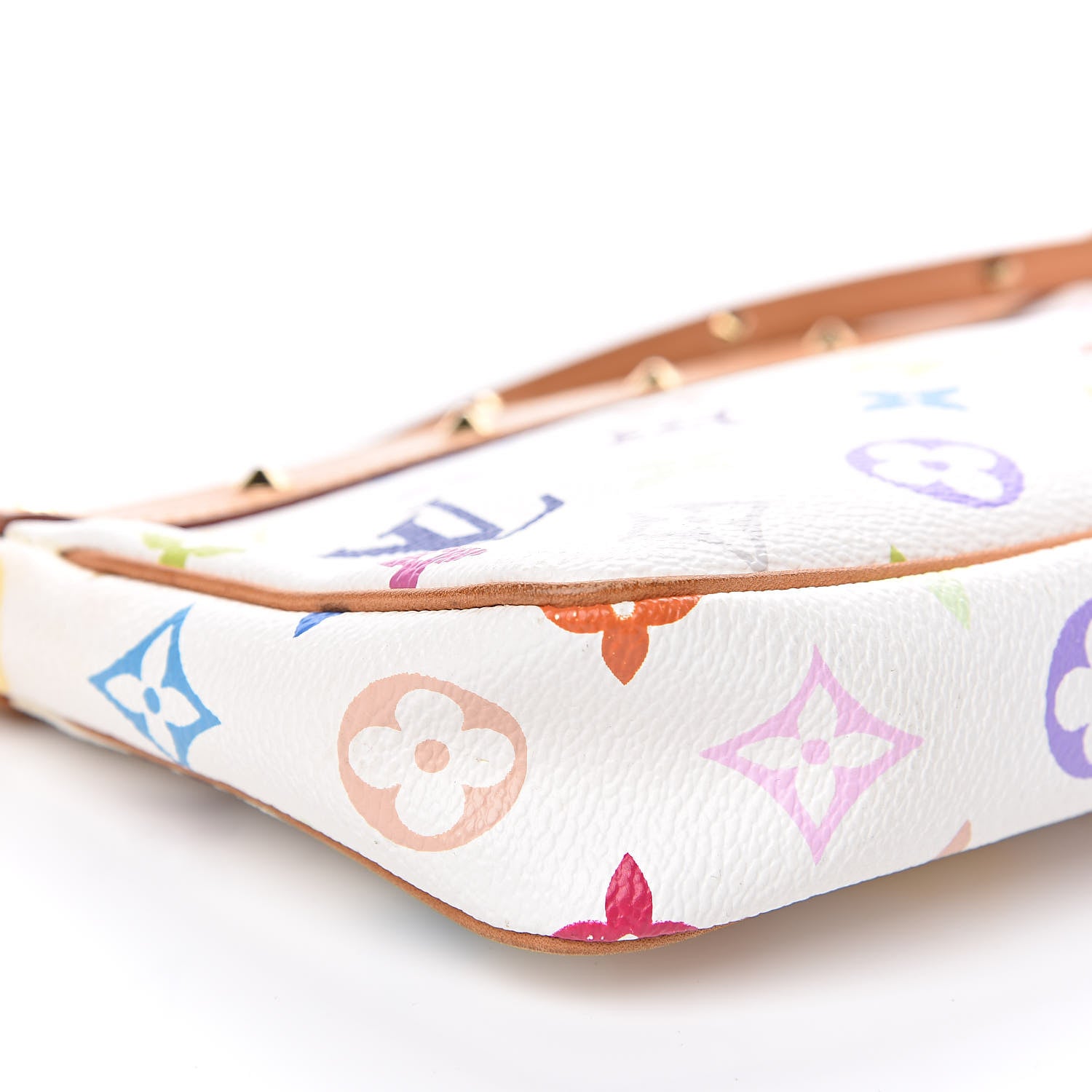 Louis Vuitton Monogram Multicolor Pochette Accessories White 10 of 13