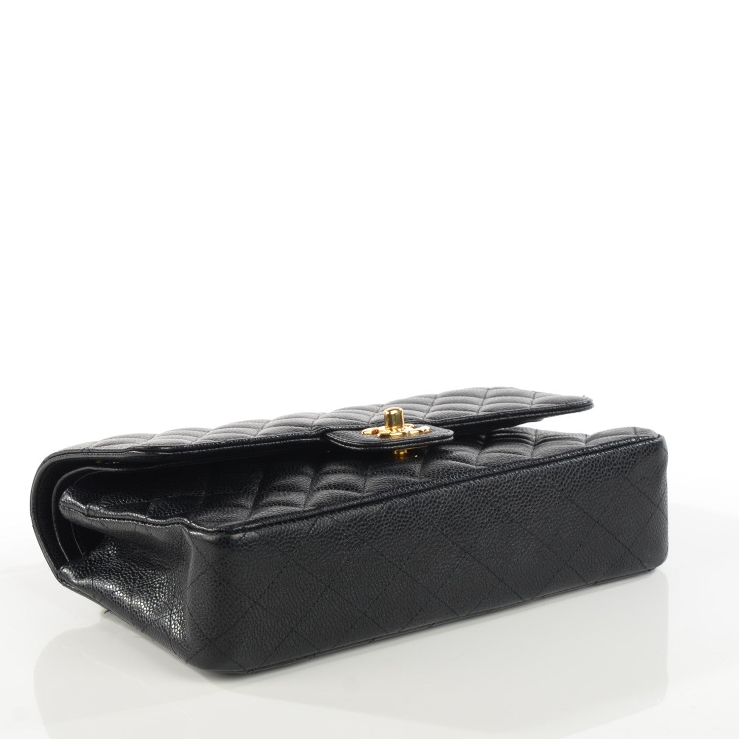 Chanel Caviar Quilted Medium Double Flap Black 3 of 8