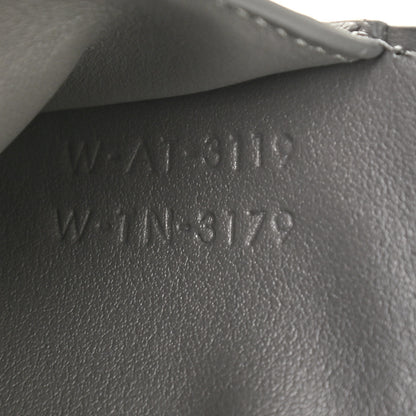 Celine Grained Calfskin Small Tri-Fold Wallet Grey 8 of 9