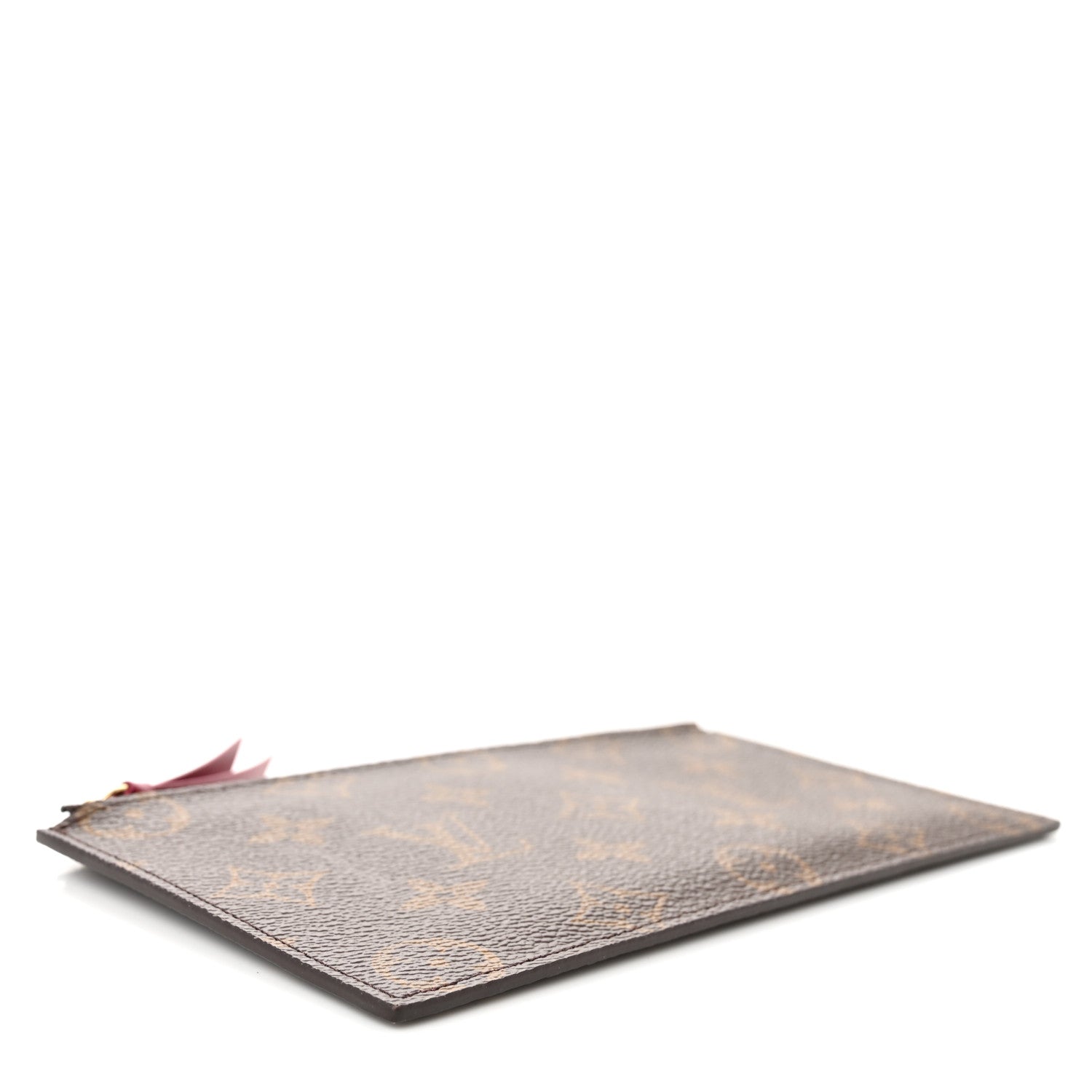 Louis Vuitton Monogram Felicie Chain Wallet Zippered Insert Fuchsia 4 of 6