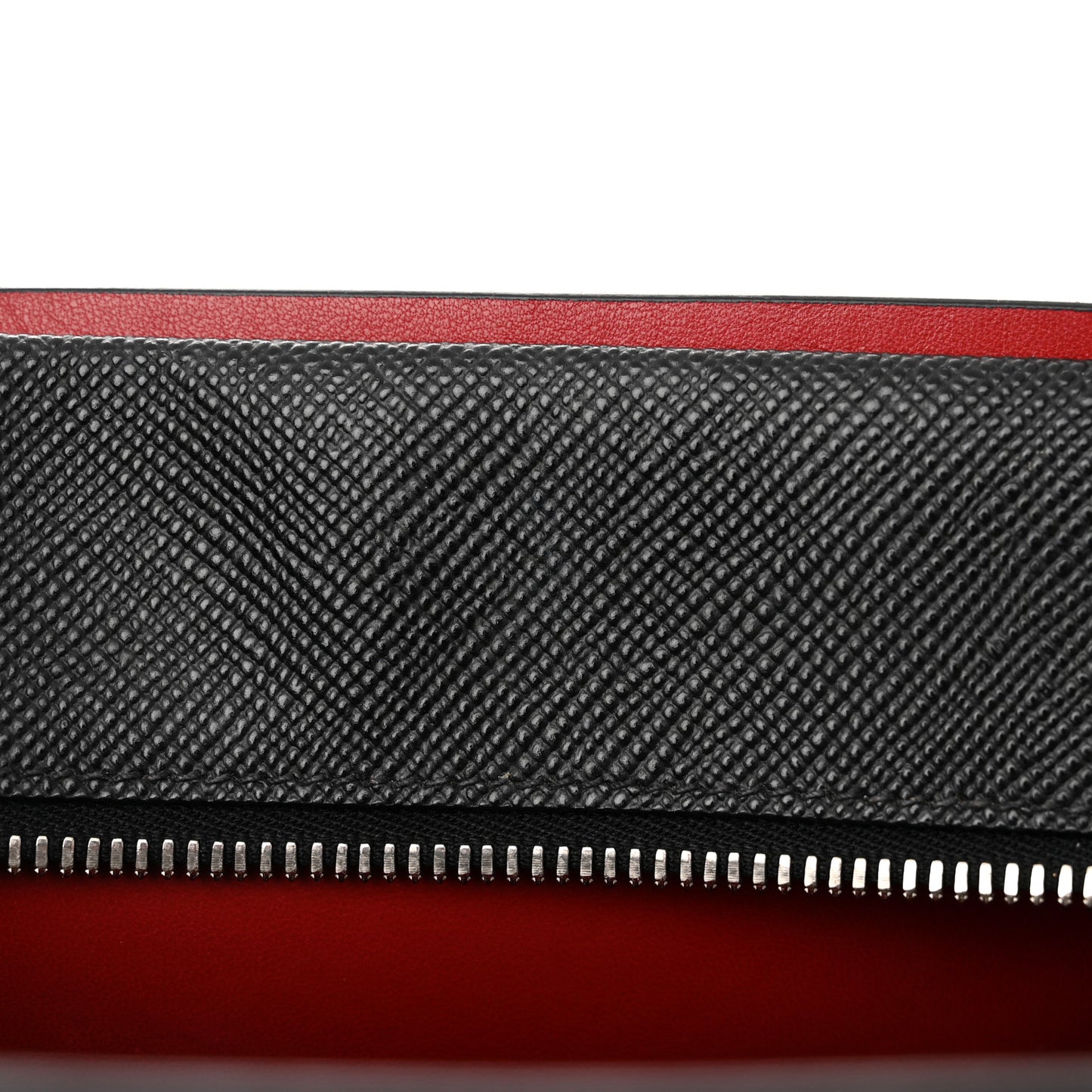 Saffiano Cuir Shopping Tote Black Fuoco