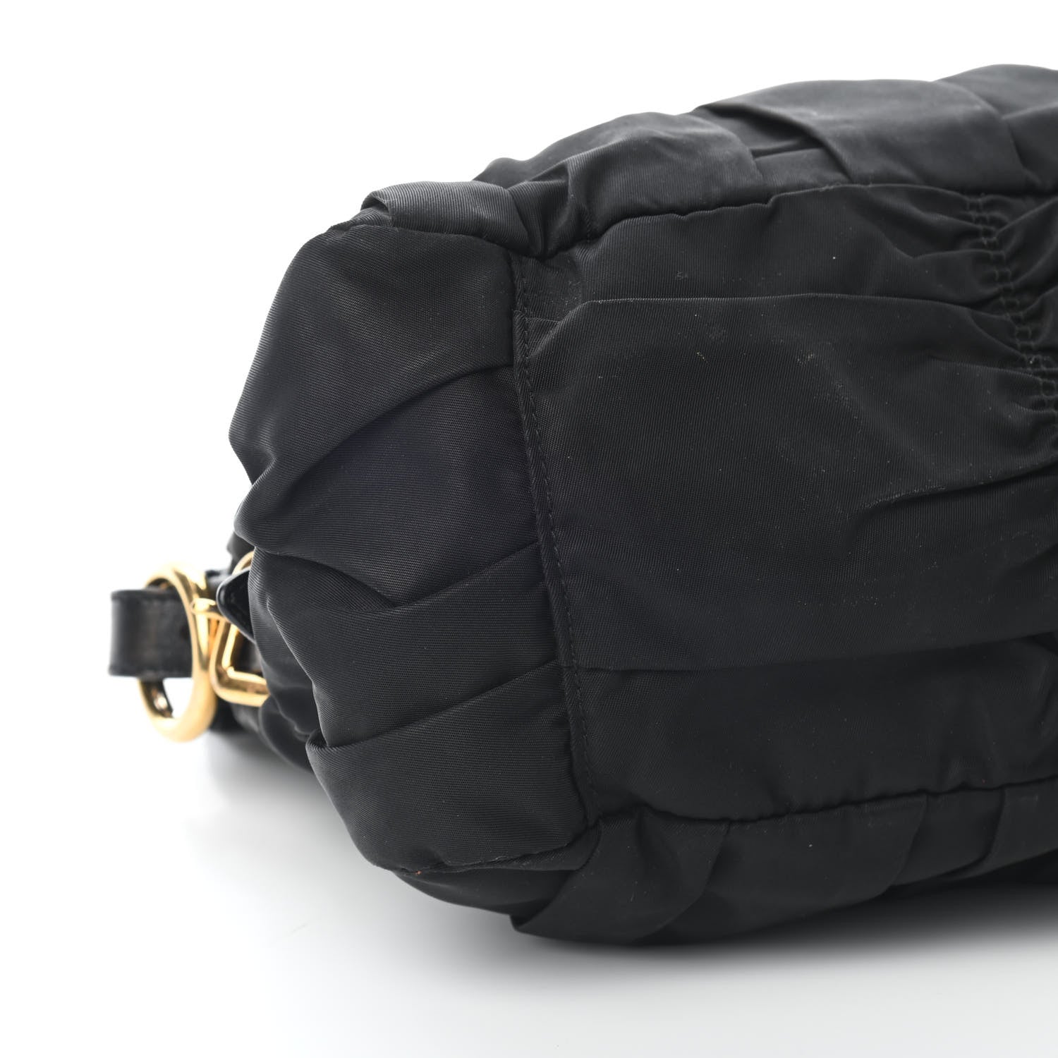 Prada Tessuto Nylon Gaufre Shopping Satchel Black 7 of 9