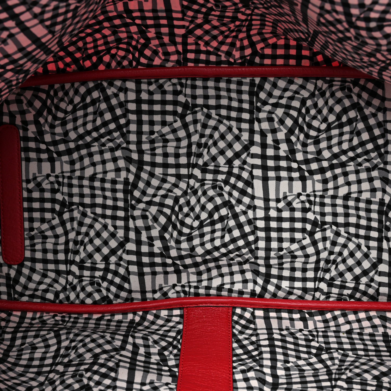 MCM Visetos Large Liz Reversible Shopper Tote Ruby Red 9 of 25