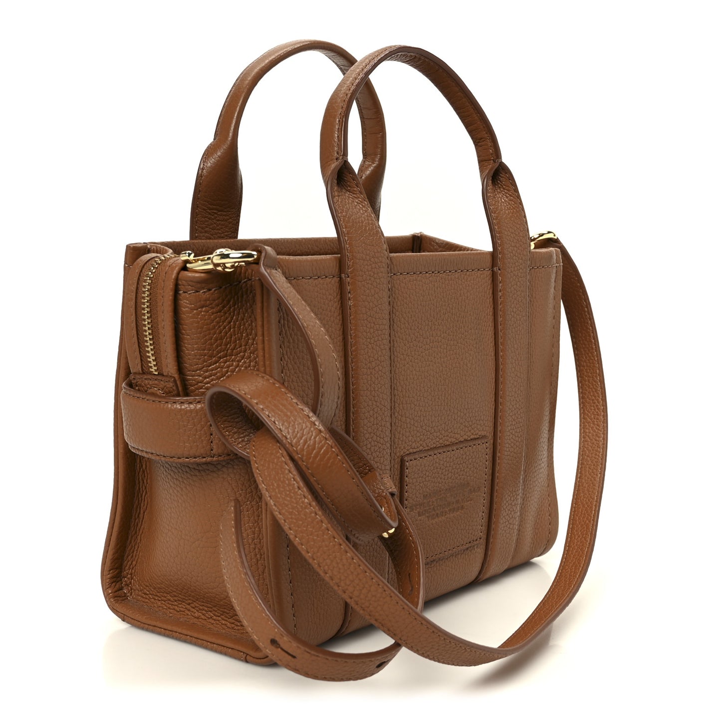 Grained Calfskin Small The Tote Bag Argan Oil