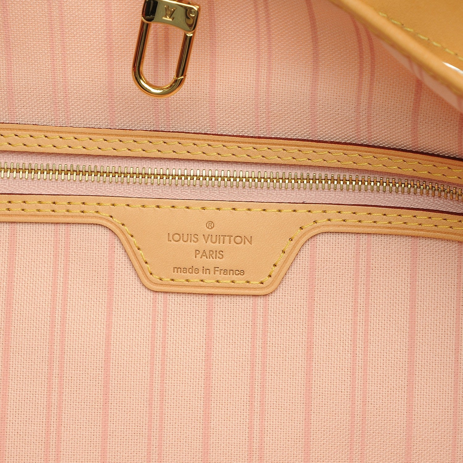 Louis Vuitton Damier Azur Delightful MM Rose Ballerine 6 of 6