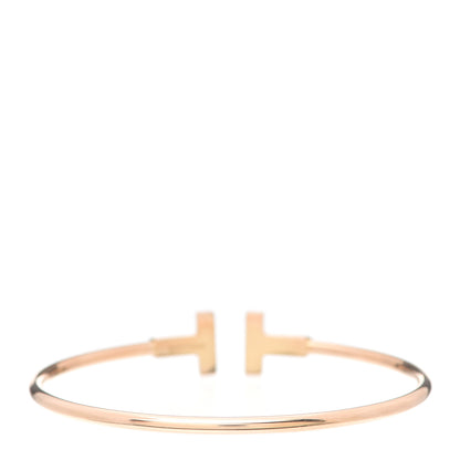 Tiffany 18K Yellow Gold T Wire Bracelet 3 of 5