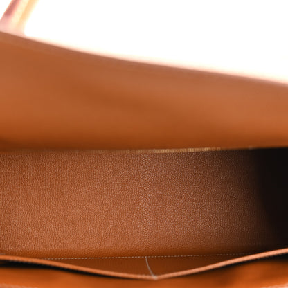 Hermes Epsom Kelly Sellier 32 Gold 5 of 11