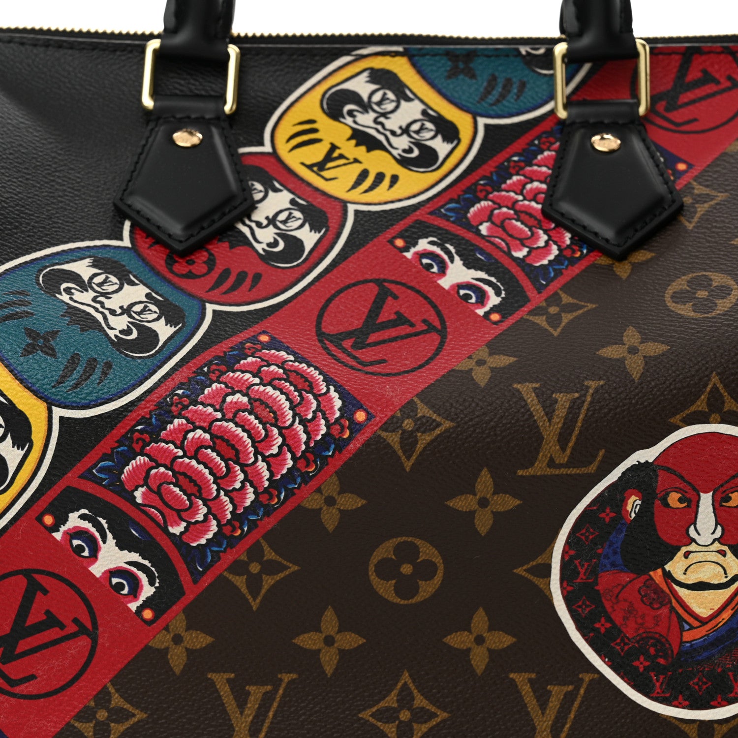 Louis Vuitton Monogram Kabuki Speedy 30 7 of 10