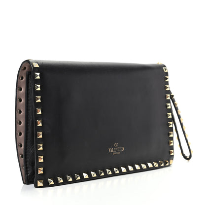 Valentino Garavani Nappa Rockstud Wristlet Clutch Black 3 of 7