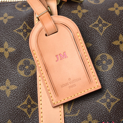 Louis Vuitton Monogram My LV Heritage Keepall Bandouliere 45 Fuchsia Black 8 of 14