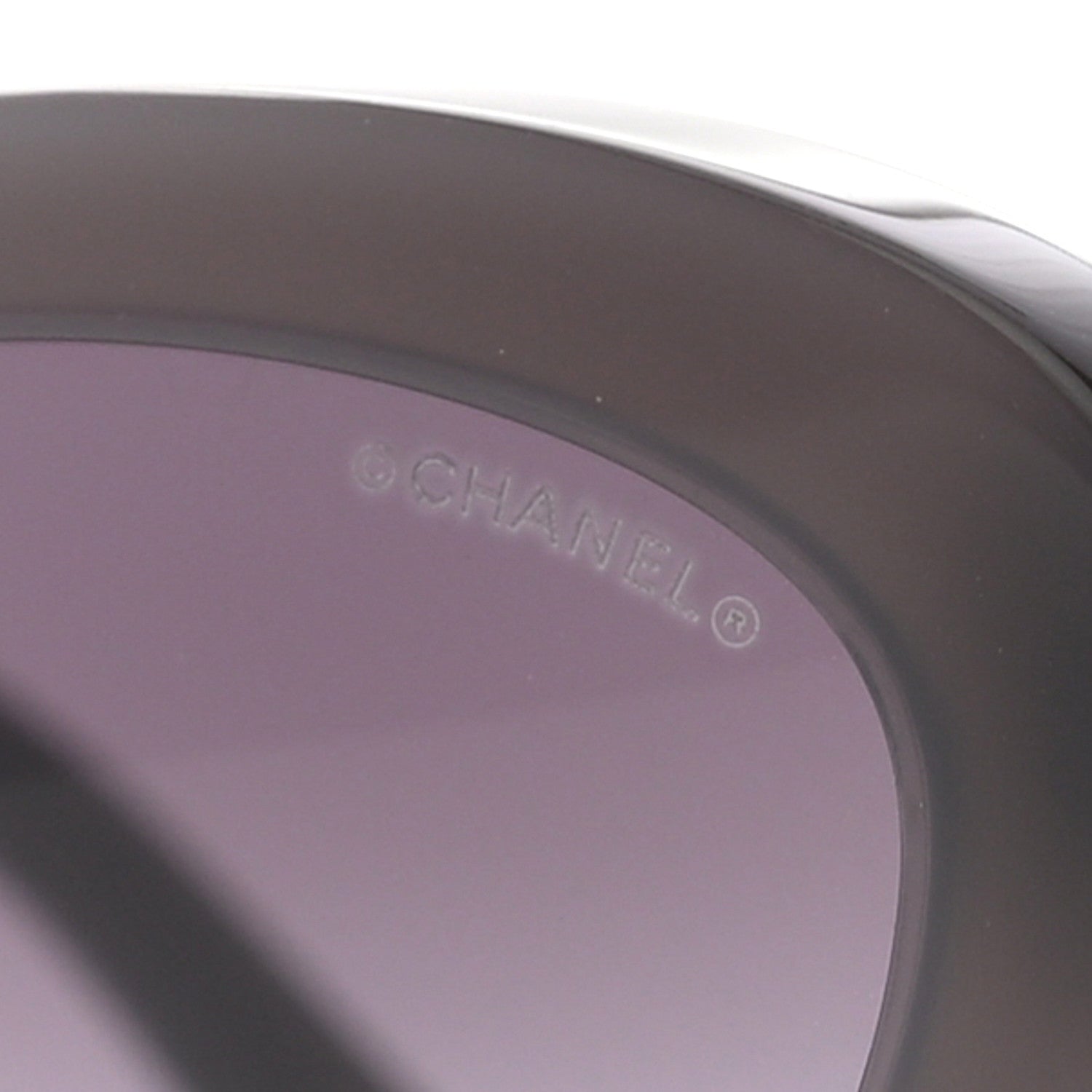 Chanel Acetate Lambskin Cat Eye Sunglasses 5538-Q Black 7 of 8