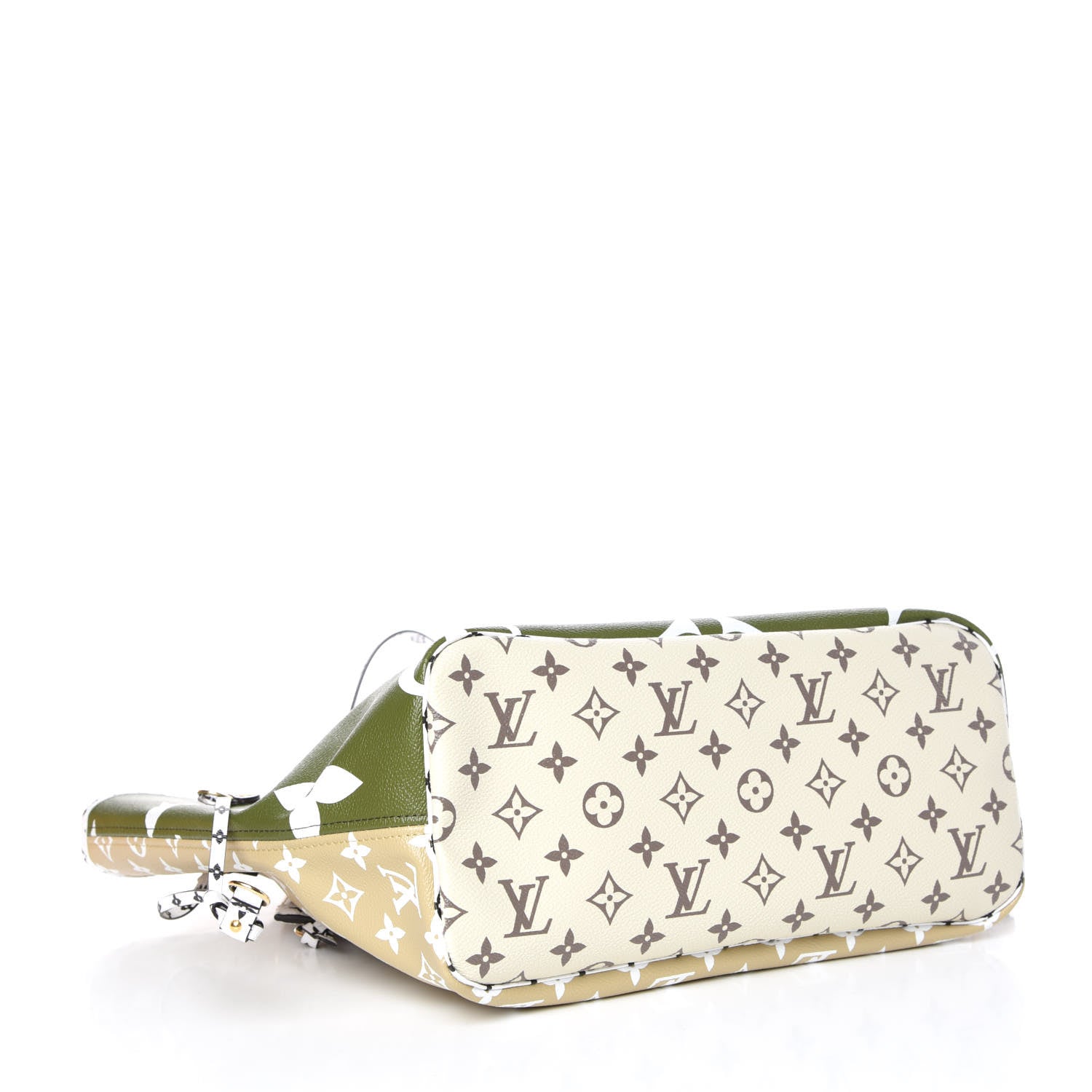 Louis Vuitton Monogram Giant Neverfull MM Kaki 6 of 10