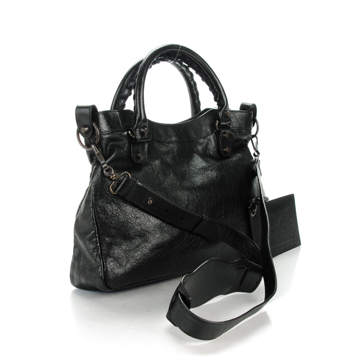 Balenciaga Agneau Classic Hardware Town Black 3 of 8
