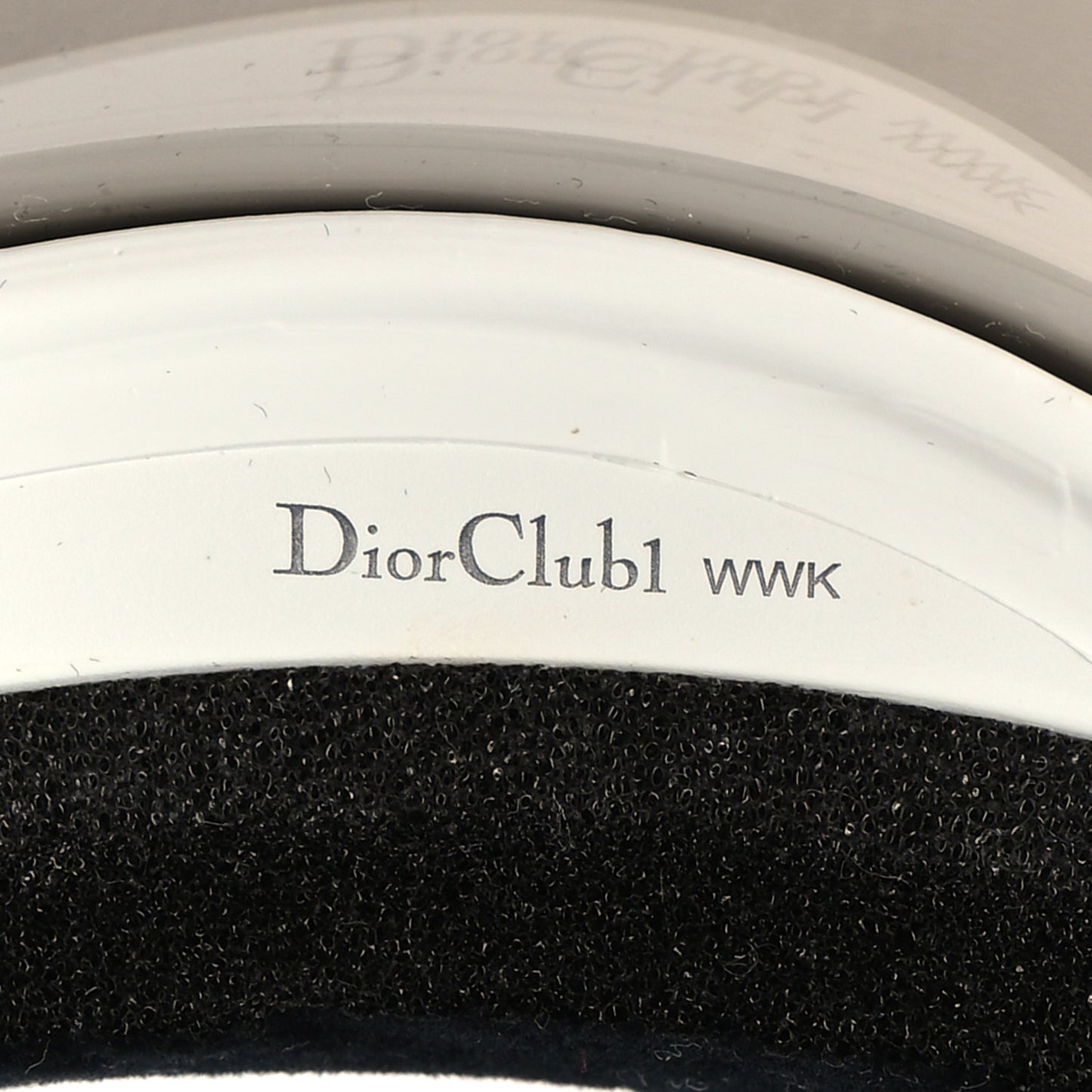 Mirrored DiorClub1 Sun Visor Navy