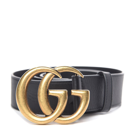 Gucci Calfskin Double G 40mm Belt 80 32 Black 1 of 7