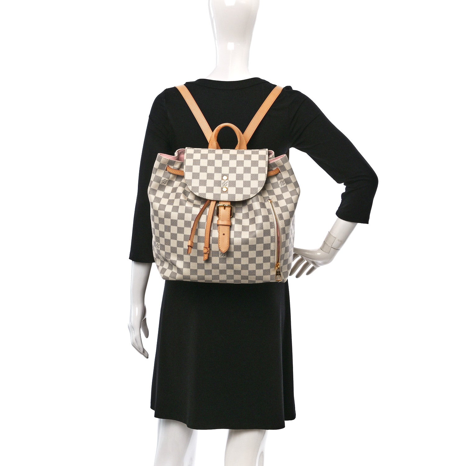 Louis Vuitton Damier Azur Sperone Backpack 2 of 10
