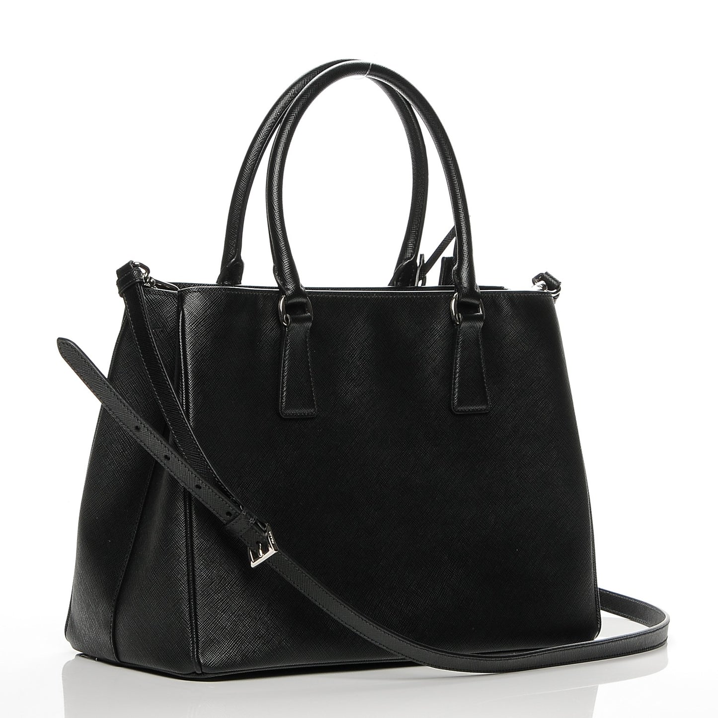 Saffiano Lux Small Tote Nero Black