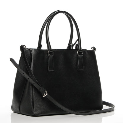 Prada Saffiano Lux Small Tote Nero Black 3 of 6
