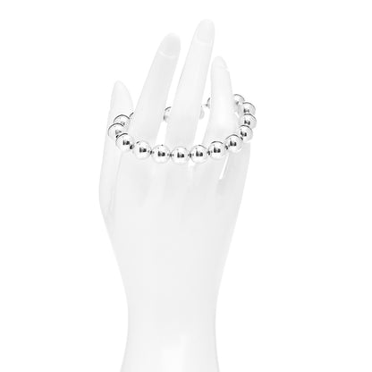 Tiffany Sterling Silver 10mm HardWear Ball Bracelet 2 of 4