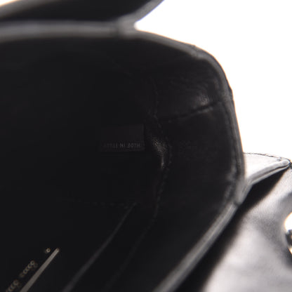 Miu Miu Nappa Grommet Club Shoulder Bag Black 10 of 12