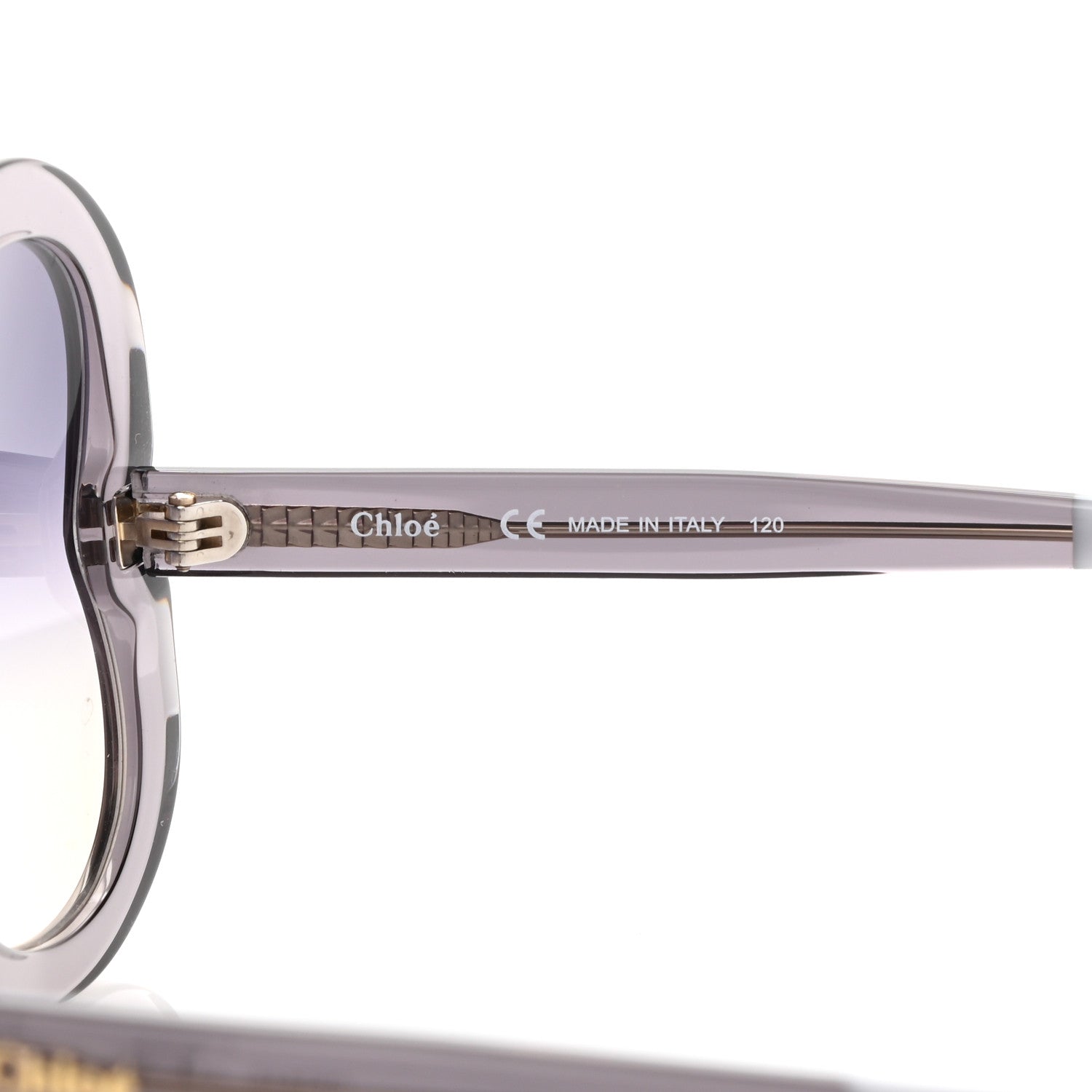 Chloe Acetate Heart Sunglasses CE764S Grey 5 of 7