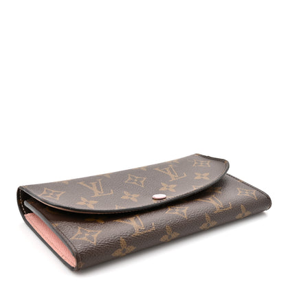 Louis Vuitton Monogram Emilie Wallet Rose Ballerine 4 of 10