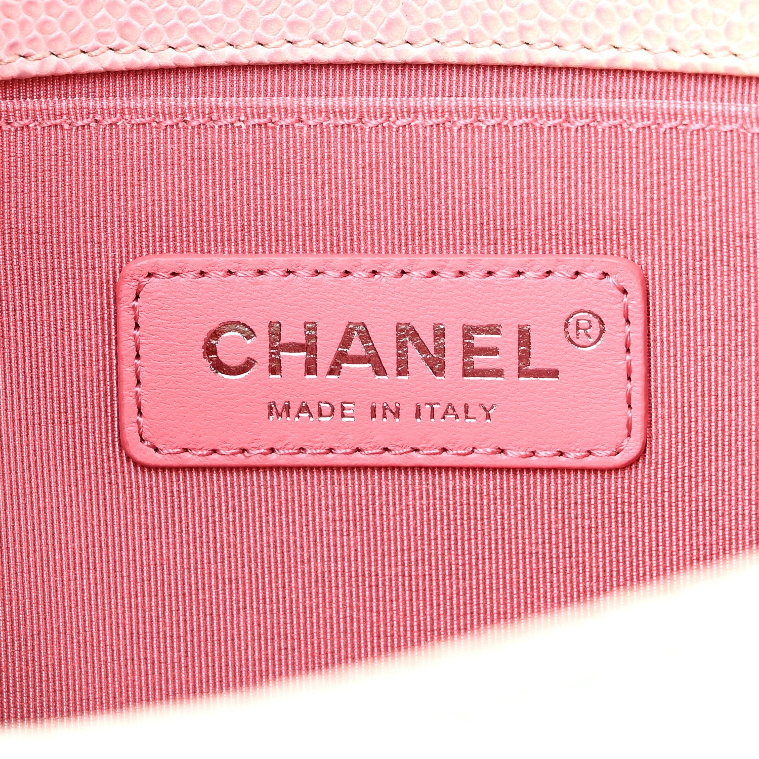 Chanel Caviar Quilted Medium Rainbow Boy Flap Pink Multicolor 6 of 10