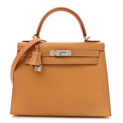 Hermes Vache Natural Kelly Sellier 28 1 of 20