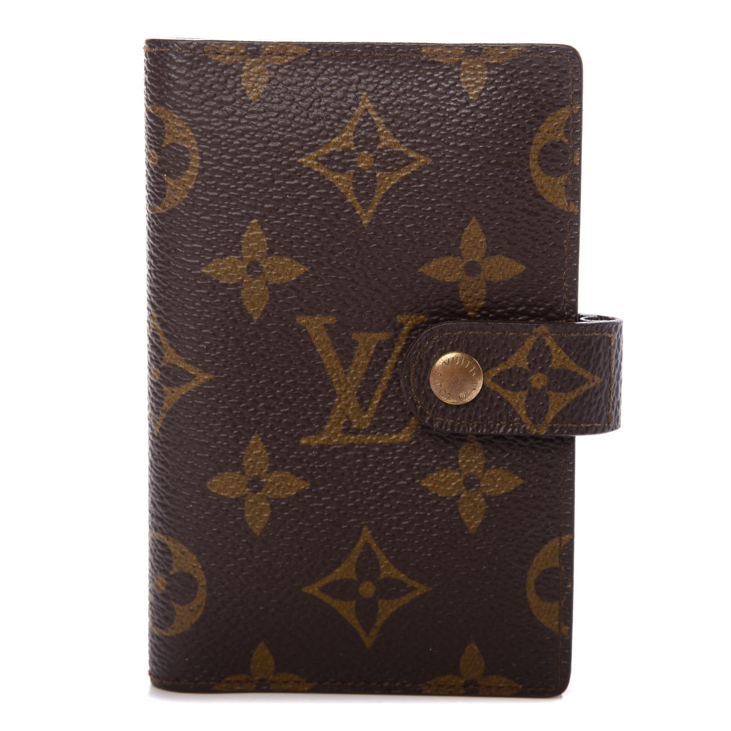 Monogram Mini Agenda Cover w Pencil