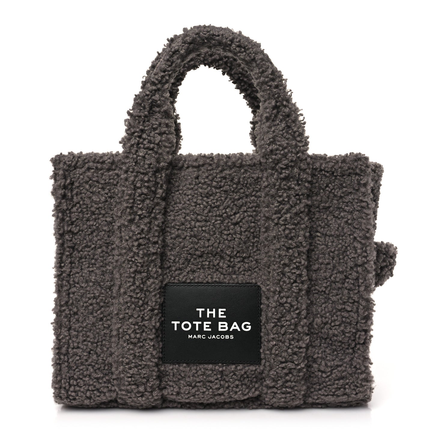 MARC JACOBS Polyester Cotton The Teddy Traveler Tote Bag Grey