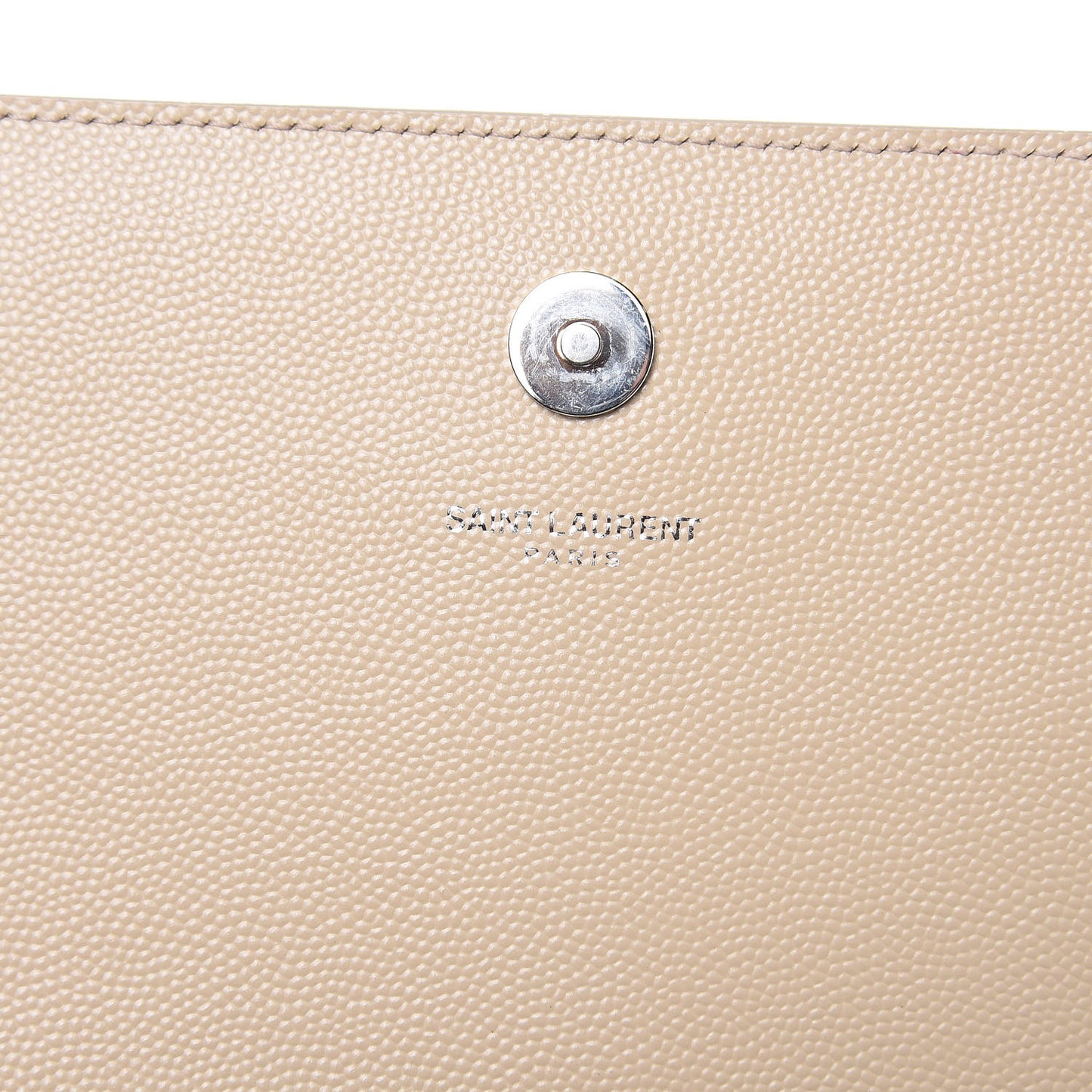 Grain De Poudre Classic Kate Monogram Clutch Nude Powder