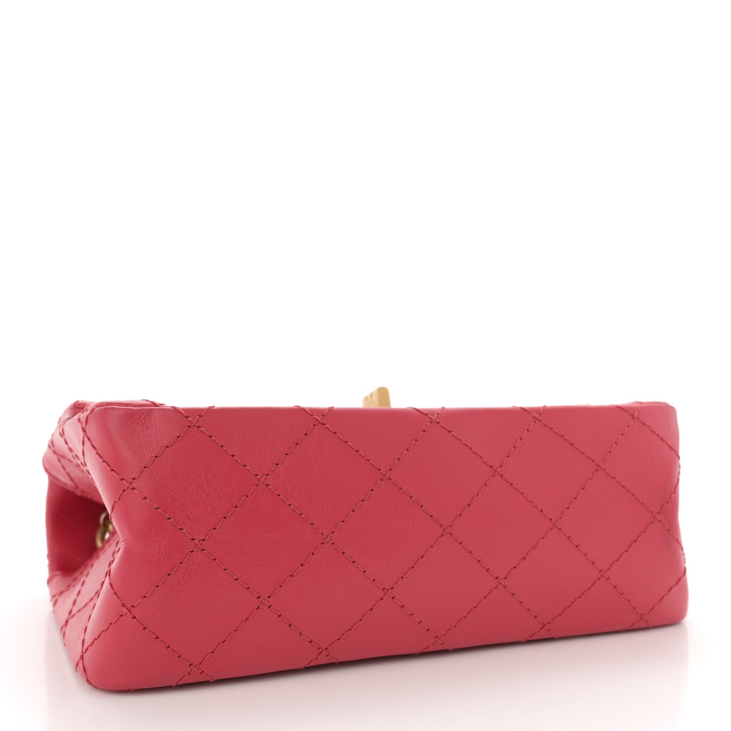Chanel Aged Calfskin Quilted 2.55 Reissue Mini Flap Red 4 of 11