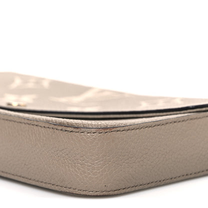 Louis Vuitton Empreinte Monogram Giant Felicie Pochette Tourterelle Creme 9 of 9