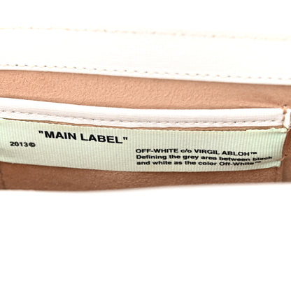 Off-White Calfskin Diag Striped Belt Bag Crossbody White Black 6 of 18