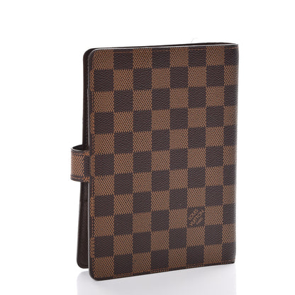 Louis Vuitton Damier Ebene Medium Ring Agenda Cover 3 of 9