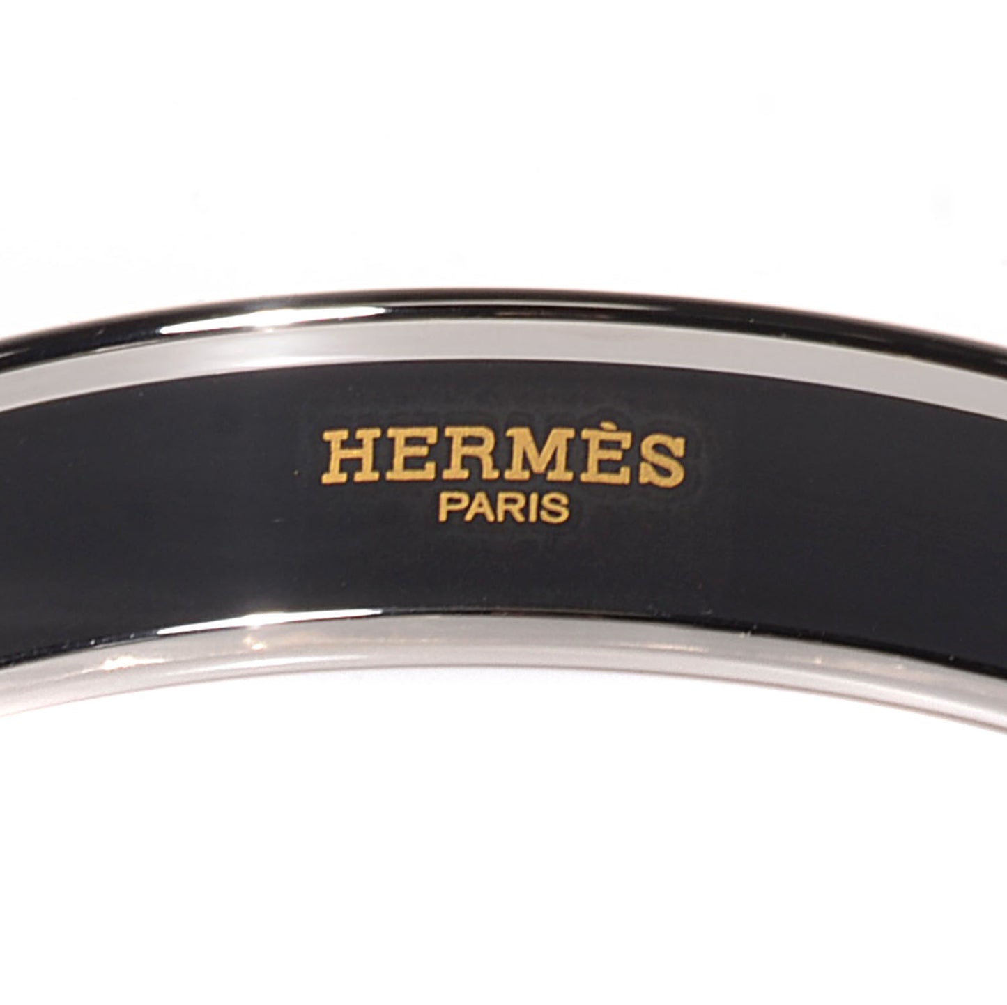 Enamel Printed Caleche Medium Bracelet 62 Orange